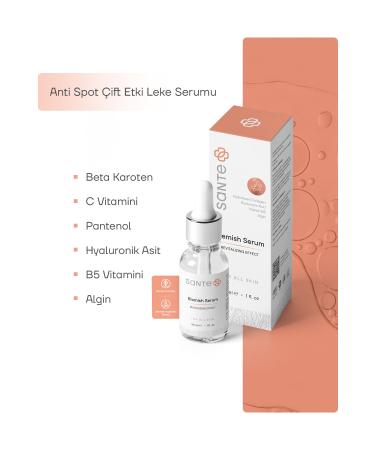 SantePlus Anti Spot Double Effect Stain Serum 30 ml (Brown Spots Pregnancy Spots) - Buy Online on GoSupps.com