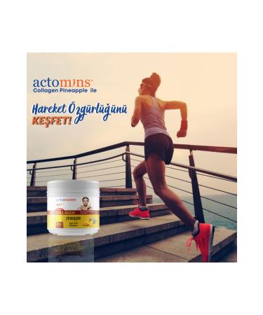 Actomins Collagen Pineapple - Pineapple Flavored Collagen 310 gr - Buy Online on GoSupps.com