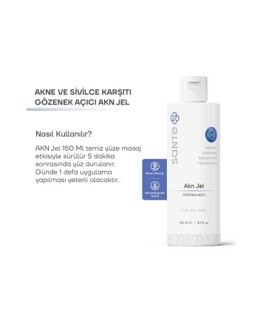 SantePlus Akn Anti-Acne and Pimple Facial Cleansing Gel 150 ml - Buy Online on GoSupps.com