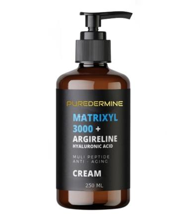 Puredermine Matrixyl 3000 Argireline Hyaluronic Acid Peptide Anti-Aging Serum Wrinkle Cream - Buy Online on GoSupps.com