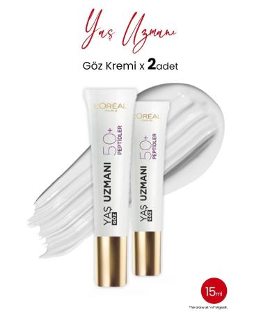 L'Oreal Paris Loreal Paris Age Expert Regenerating Eye Cream 50+ 15 ml x 2 Pcs