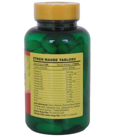 Vitapol Vitamin B Complex 100 Tablets Vitamin B Complex - Buy Online on GoSupps.com