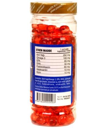 Vitapol Krill Oil 200 Softgels Phospholipid Omega 3 Epa Dha Astaxanthin Choline - Buy Online on GoSupps.com