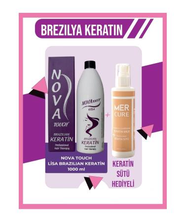 Nova Brazilian Keratin 1000 ml Nova+Keratin Milk Hair Care Cream 250 ml