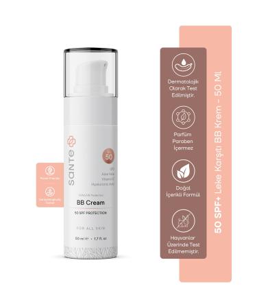 SantePlus BB Cream Natural Concealer and Anti-Spot Sunscreen High Protection 50 ml