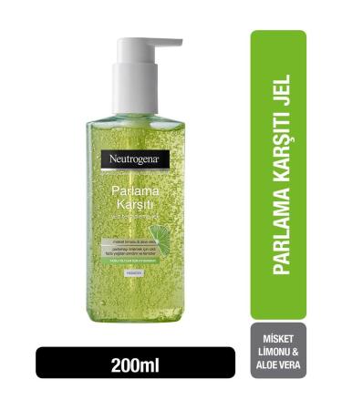 EGE STORE Neutrogena Anti-Shine Facial Cleansing Gel 200 Ml