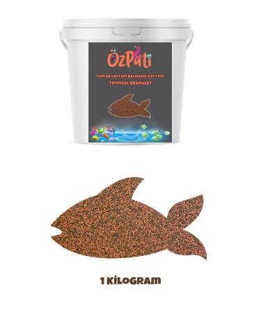zpati Special Mixed Food for All Aquarium Ornamental Fish (Tropical Granulat) 1 kg