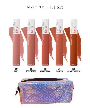 Maybelline New York Maybelline Super Matte Nude Shades Lipstick Set 6 That Last All Day