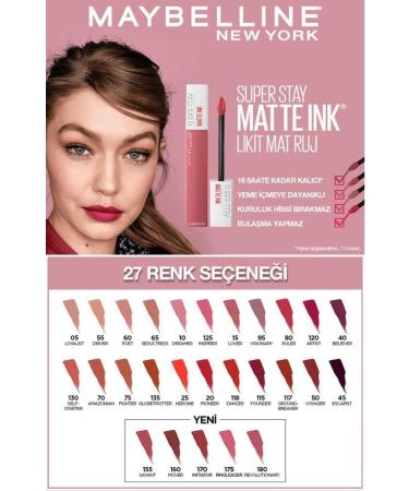 Maybelline New York Maybelline Super Matte Nude Shades Lipstick Set 6 That Last All Day - Buy Online on GoSupps.com