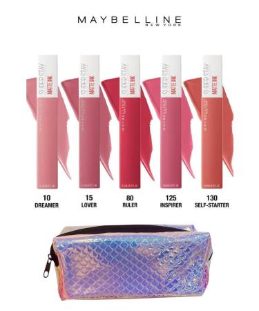 Maybelline New York Maybelline Super Matte Pink Nude Shades Lipstick Set 6 That Last All Day