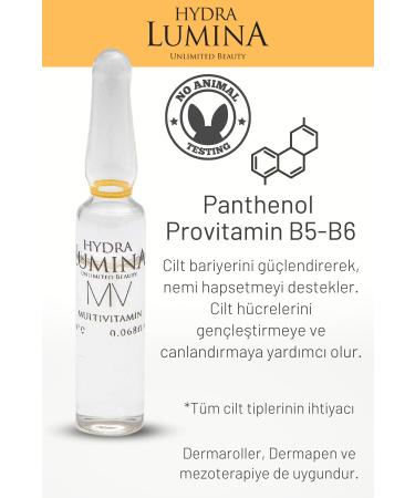 HYDRA LUMINA Mv Multivitamin Revitalizing Skin Care Ampoule Six Pieces - Buy Online on GoSupps.com
