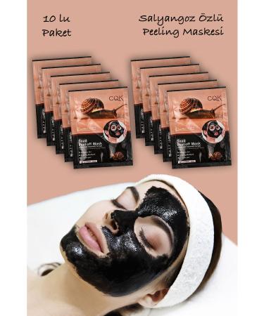 Xolo 10 Pieces Blackhead Mask Snail Mucus Extract Cure Applyable Face Mask XLM618