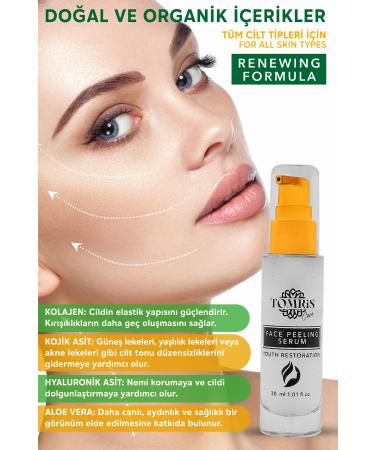 TOMRIS CARE Shining and Revitalizing Face Peeling Serum 30 Ml - Buy Online on GoSupps.com