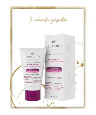 Jeuvenile Hyaluronic Acid Cream - Moisturizer (Hyaluronic Acid Niacinamide Panthenol) for Dry Skin - Buy Online on GoSupps.com