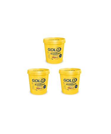 Gold Polmak Polmak Gold Cream Peanut Peanut Butter 1 KG x 3 Pieces