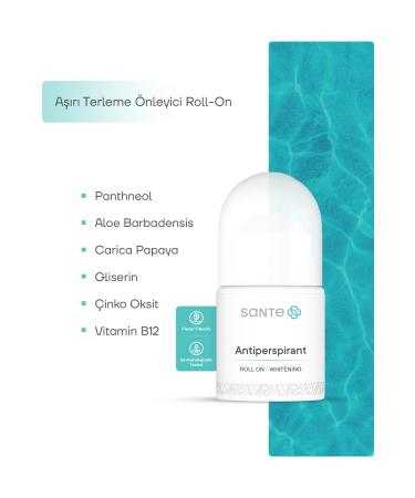 SantePlus Underarm Whitening and Antiperspirant Roll On 50 ml - Buy Online on GoSupps.com