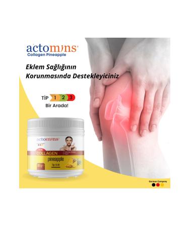 Actomins Collagen Pineapple - Pineapple Flavored Collagen 310 gr - Buy Online on GoSupps.com