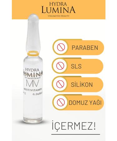HYDRA LUMINA Mv Multivitamin Revitalizing Skin Care Ampoule Six Pieces - Buy Online on GoSupps.com