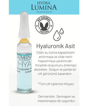 HYDRA LUMINA Hya Hyaluronic Acid Skin Care Ampoule Six Pieces - Buy Online on GoSupps.com