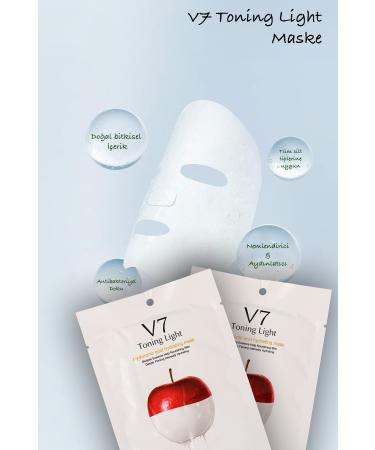 Uniquem 5 Pieces One Toning Light Sticking Instant Brightening Soothing Vitamin Mask Xlmv7 - Buy Online on GoSupps.com