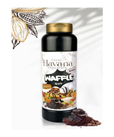 Carnival CACAO HAVANA EXRTA BITTER WAFFLEE SAUCE 1000 GR BOTTLE