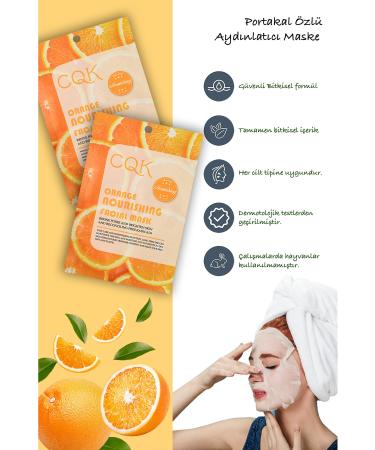 Xolo 10 Pieces Orange Vitamin C & Tremella Fuciformis Chinese Mushroom Pore Repair Face Mask XLM205 - Buy Online on GoSupps.com