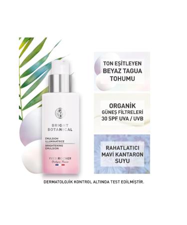 Yves Rocher 30 SPF Emulsion Cream Anti-Stain and Anti-Wrinkle Brightening and Tone-Equalizing Vitamin E 50 ml - Buy Online on GoSupps.com