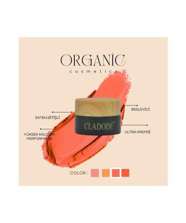 cladode Morina - Organic Nourishing Cream Blush - Lip&cheek&eyeshadow / Nourishing Cream Blush - Lipstick&blush&eyeshadow
