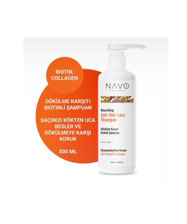 NAVO Anti-Hair Loss Shampoo - Anti-Hair Loss Shampoo 500ml - Buy Online on GoSupps.com