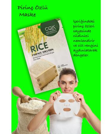 Uniquem 5 Pieces Rice Silk Protein Essence Tone Equalizing Rice Face Mask Rice Mask 30ml Xlm0182 - Buy Online on GoSupps.com