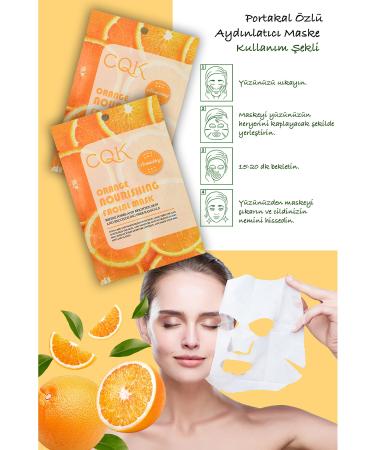 Uniquem 10 Pieces Orange Vitamin C And Chinese Mushroom Pore Repairing Face Mask 30ml Xlm205 - Buy Online on GoSupps.com