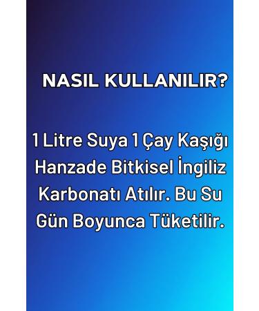 Hanzade Herbal English Sodium Bicarbonate 1 Kg x 3 Pieces Food Type No Additives - Buy Online on GoSupps.com