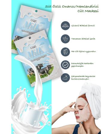 Xolo 10 Pieces Milk Protein Brown Seaweed Essence Face Mask Moisture Sodium Hyaluronate XLM151 - Buy Online on GoSupps.com
