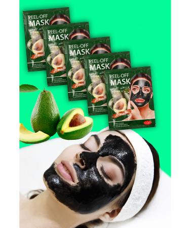 Xolo 5 Pieces Blackhead Mask 20 Gram Avocado Extract Cure Spreadable Face Mask XLM687