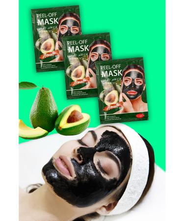 Xolo 3 Pieces Blackhead Mask Series 20 Gram Avocado Extract Cure Spreadable Face Mask XLM687