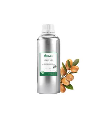 Etheloil Argan Fixed Oil - - 1 Kg - 0 Pure and Natural Fixed Oil - Manufacturer High Quality