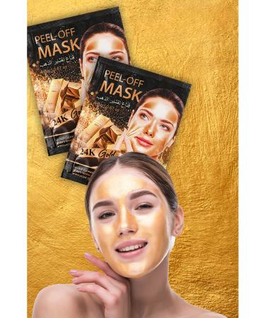 Xolo 24K 10 Pieces Gold Blackhead Mask Mineral Mineral Mud Cure Applyable Face Mask XLM694 - Buy Online on GoSupps.com