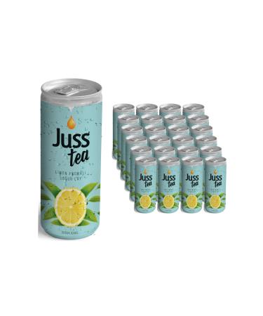 juss JUSSTEA Lemon Flavored Iced Tea 250ML x24 Pcs