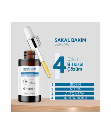 Hillora Beard Care Serum 30ml - Buy Online on GoSupps.com