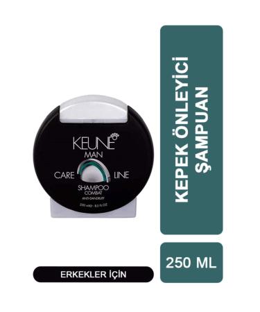 Keune Man Care Line Combat Anti-Dandruff Shampoo for Men 250 Ml - Buy Online on GoSupps.com