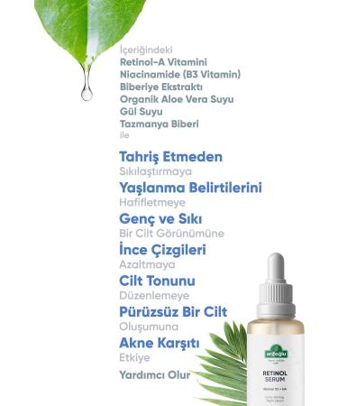 Arifo lu Anti-Wrinkle Repair Retinol (Vitamin A) Firming Night Serum 30 ml Retinol %1+H - Buy Online on GoSupps.com