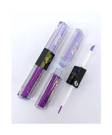 Cosha Beauty Rose Double-Sided Glitter Liquid Eyeshadow Glitter Eyeliner & Eyeshadow Melted Metallic Lip Oilshine Eyeliner
