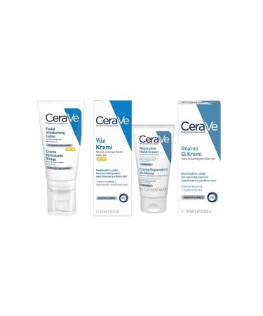 CeraVe Repairing Hand Cream 50 ml + Moisturizing Face Cream SPF30 52 ml