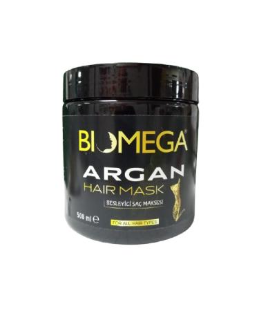 BIOMEGA Argan Hair Mask Nourishing Hair Mask 500 Ml
