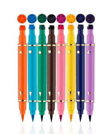 ROWENAROSE 8 Color Double-Sided Neon Pen Eyeliner Set - Buy Online on GoSupps.com