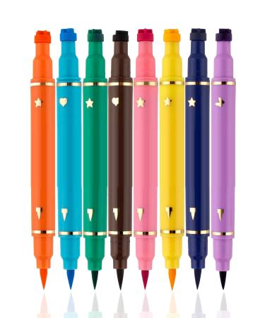 ROWENAROSE 8 Color Double-Sided Neon Pen Eyeliner Set - Buy Online on GoSupps.com