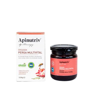 Apinutriv Organic Perga Multivital 220 gr Food Supplement