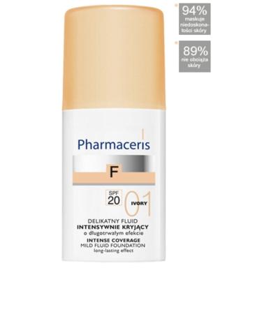 Pharmaceris Soft Liquid Foundation Spf 20 / 01 Ivory Intensive Concealer 30 Ml - Buy Online on GoSupps.com