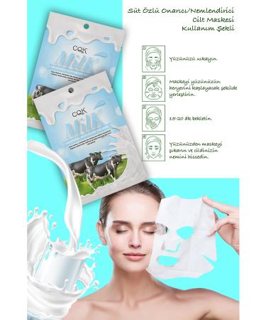 Xolo 5 Pieces Milk Protein Brown Seaweed Essence Face Mask Moisturizing Sodium Hyaluronate XLM151 - Buy Online on GoSupps.com