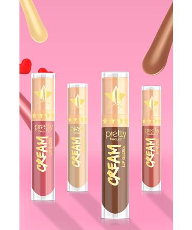 Pretty Beauty Cream Lipgloss & Long Lasting Liquid Lipstick - Buy Online on GoSupps.com